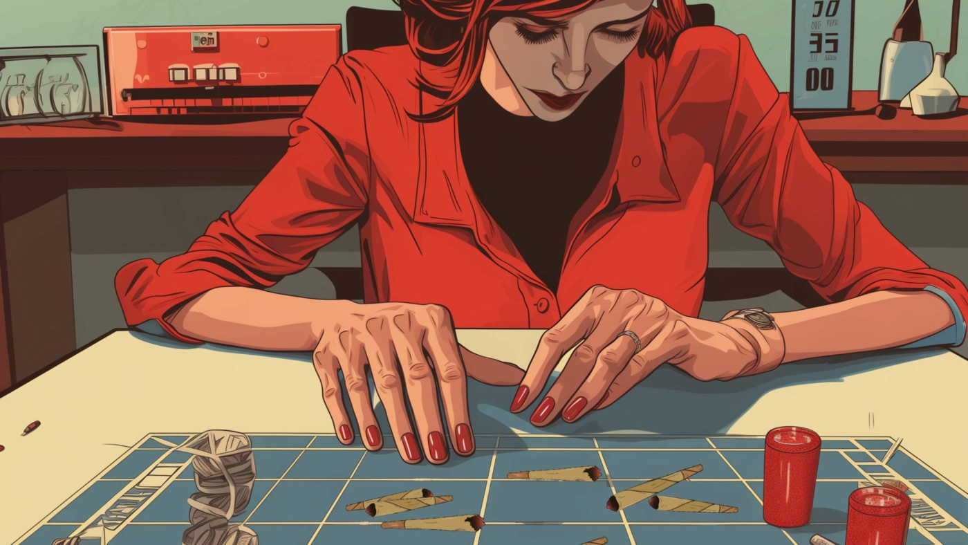 Indacloud. A Womans Hand Counting Ciggeretes On A Countertop Re 5De765B1 03Ad 49B4 8324 30D6Fdb3774B